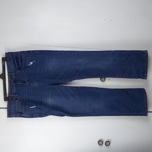 MBX Boys /Jr.Adult Denim Blue Jeans Medium Wash Relaxed Fit  Distressed Sz.32X26